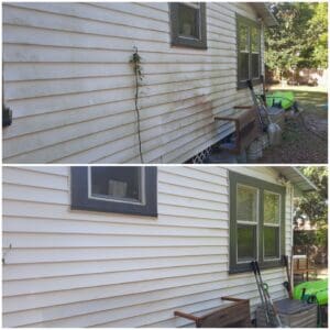 Residential Pressure Washing Homes made with Vinyl Siding